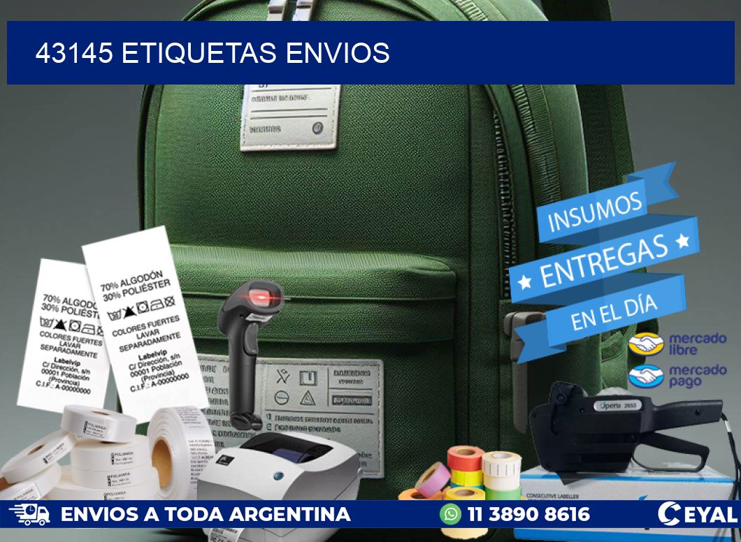 43145 Etiquetas envios