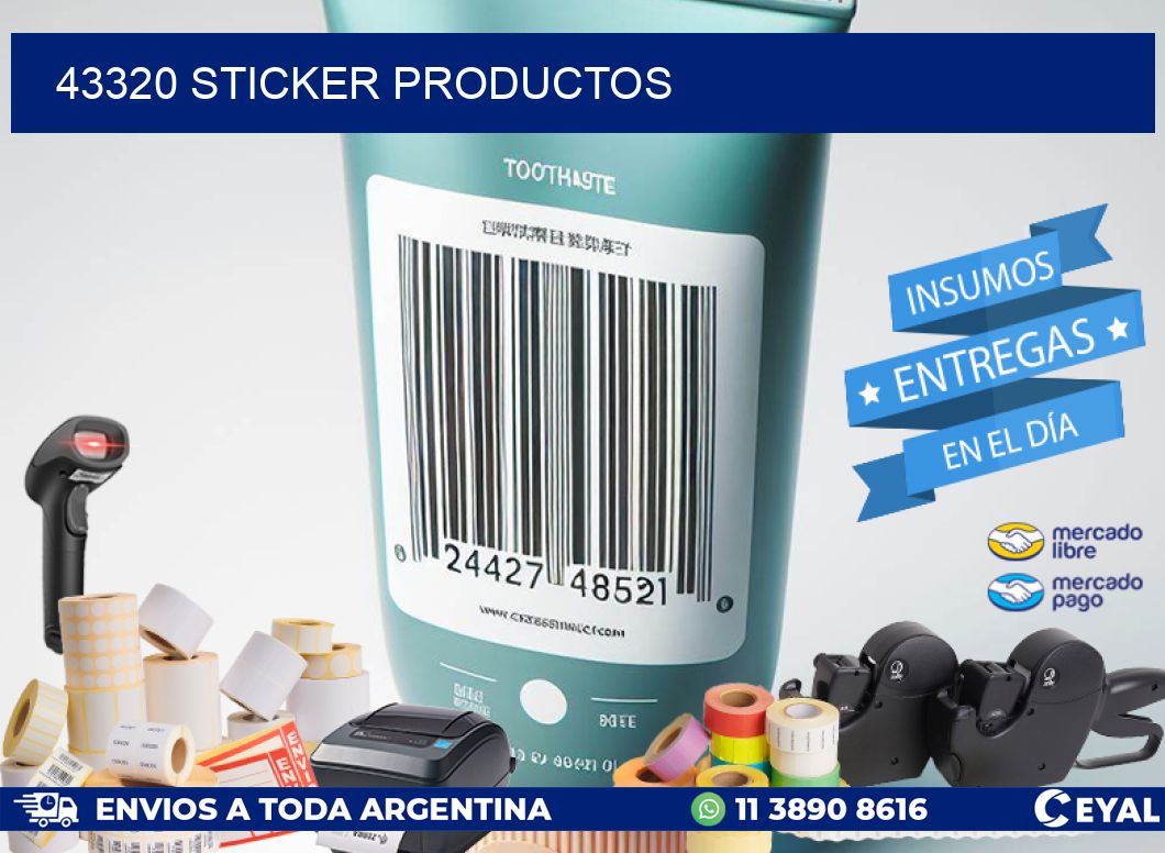 43320 STICKER PRODUCTOS