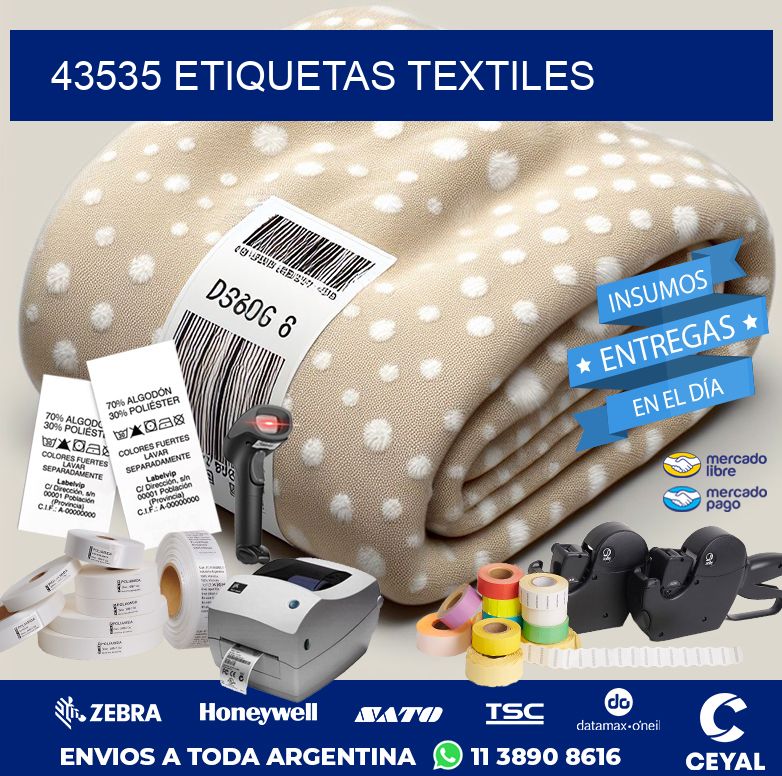43535 ETIQUETAS TEXTILES