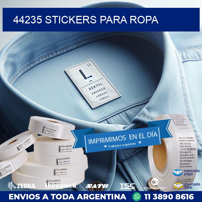44235 STICKERS PARA ROPA