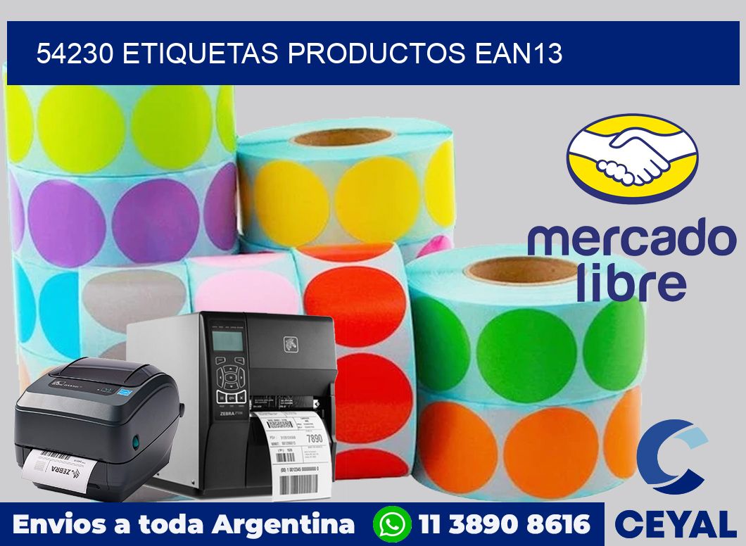 54230 Etiquetas productos ean13
