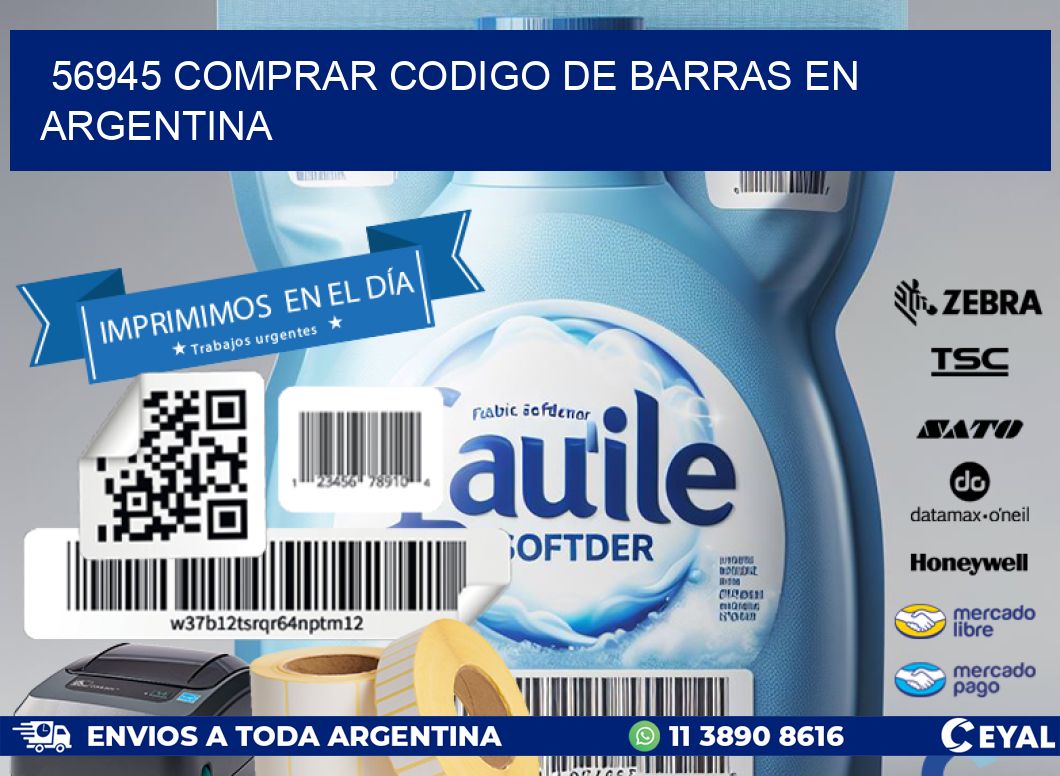 56945 Comprar Codigo de Barras en Argentina
