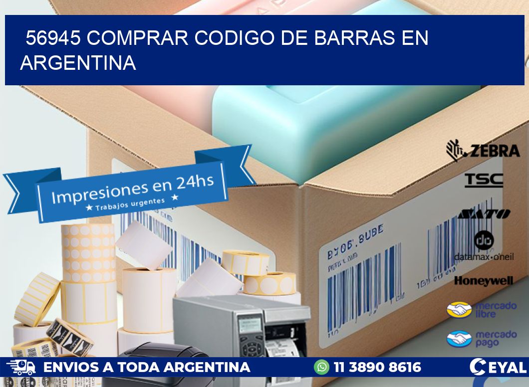 56945 Comprar Codigo de Barras en Argentina