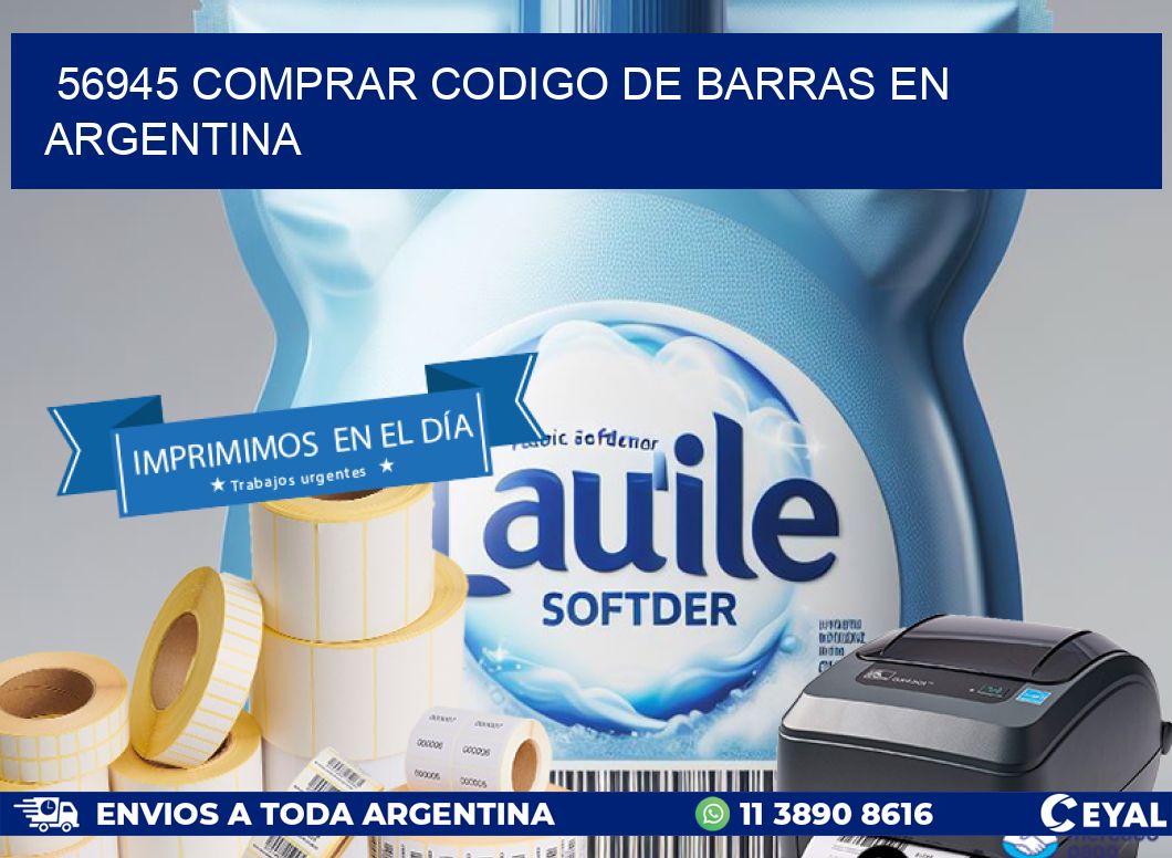 56945 Comprar Codigo de Barras en Argentina
