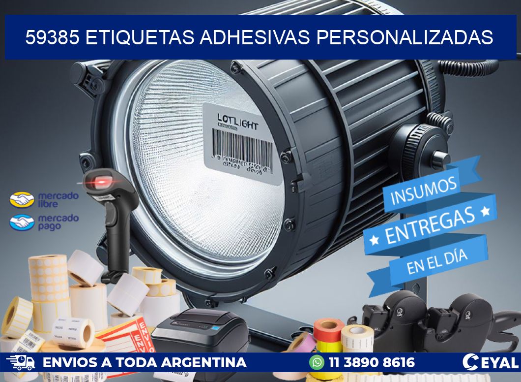 59385 Etiquetas adhesivas personalizadas