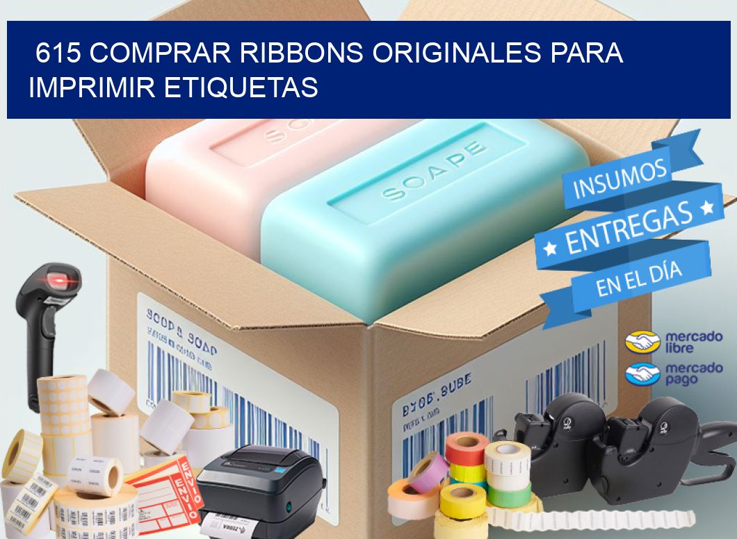 615 COMPRAR RIBBONS ORIGINALES PARA IMPRIMIR ETIQUETAS