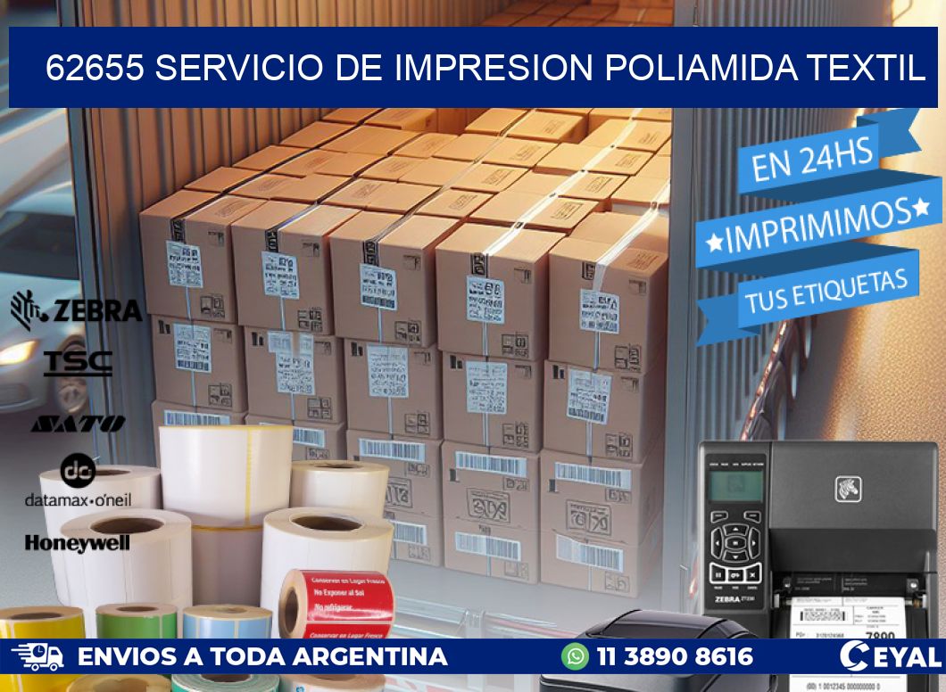 62655 SERVICIO DE IMPRESION POLIAMIDA TEXTIL