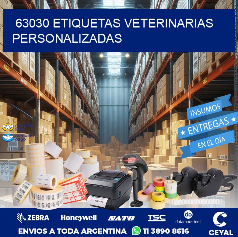 63030 ETIQUETAS VETERINARIAS PERSONALIZADAS