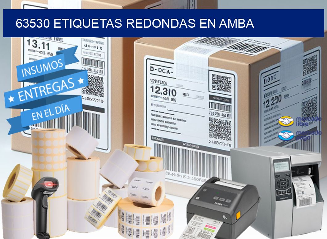 63530 ETIQUETAS REDONDAS EN AMBA