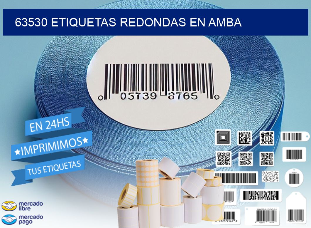 63530 ETIQUETAS REDONDAS EN AMBA