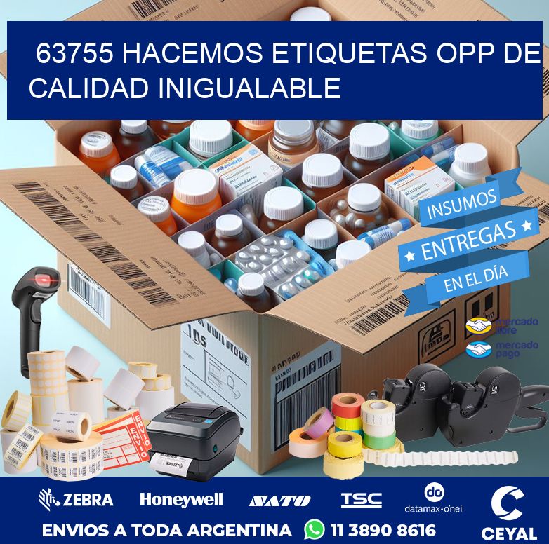 63755 HACEMOS ETIQUETAS OPP DE CALIDAD INIGUALABLE