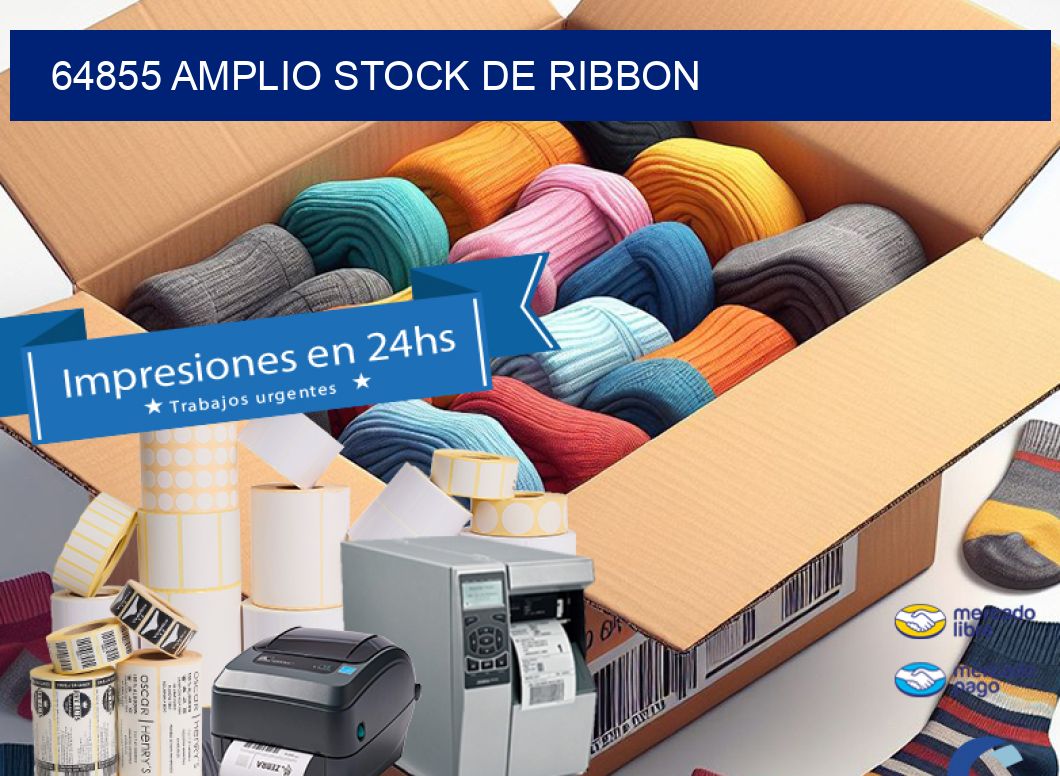 64855 AMPLIO STOCK DE RIBBON