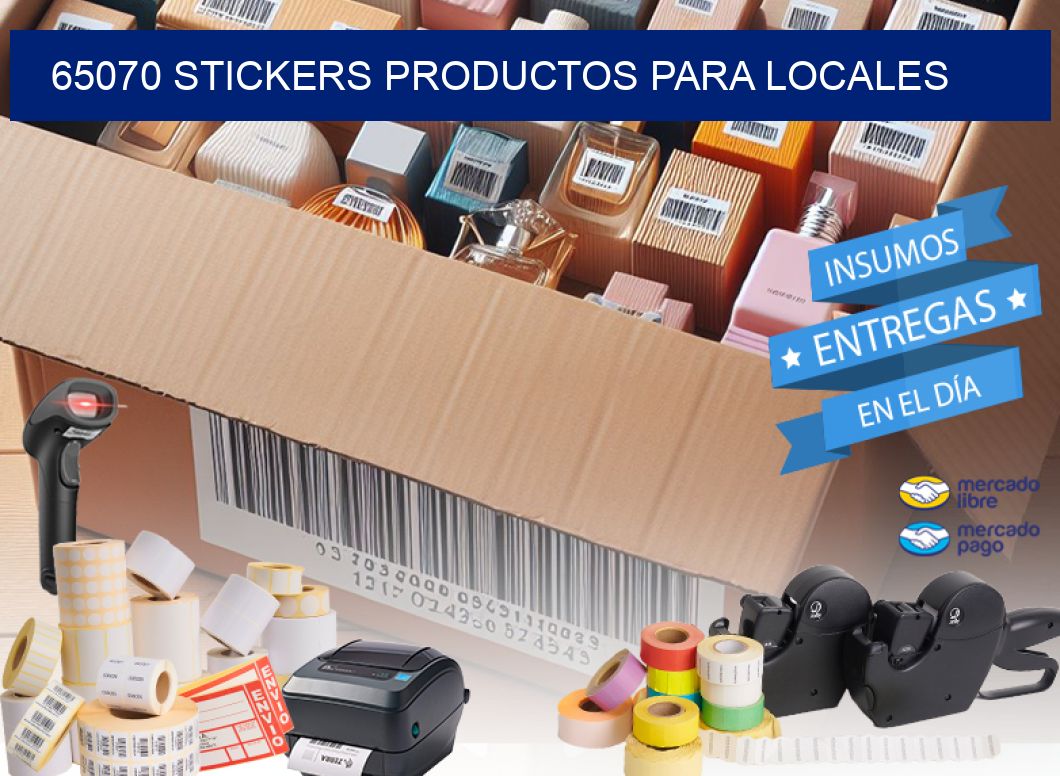 65070 STICKERS PRODUCTOS PARA LOCALES
