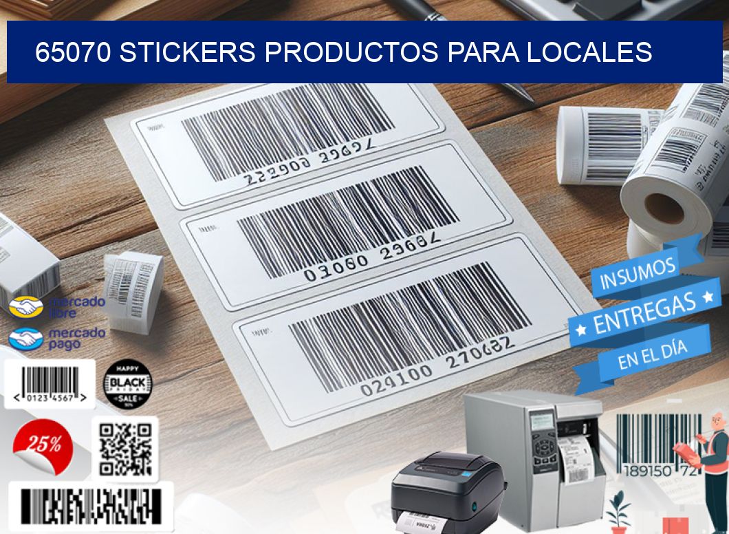 65070 STICKERS PRODUCTOS PARA LOCALES