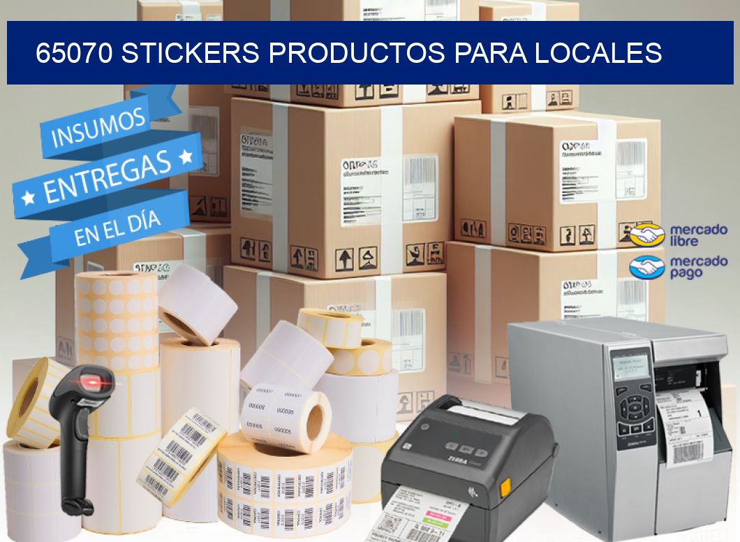 65070 STICKERS PRODUCTOS PARA LOCALES