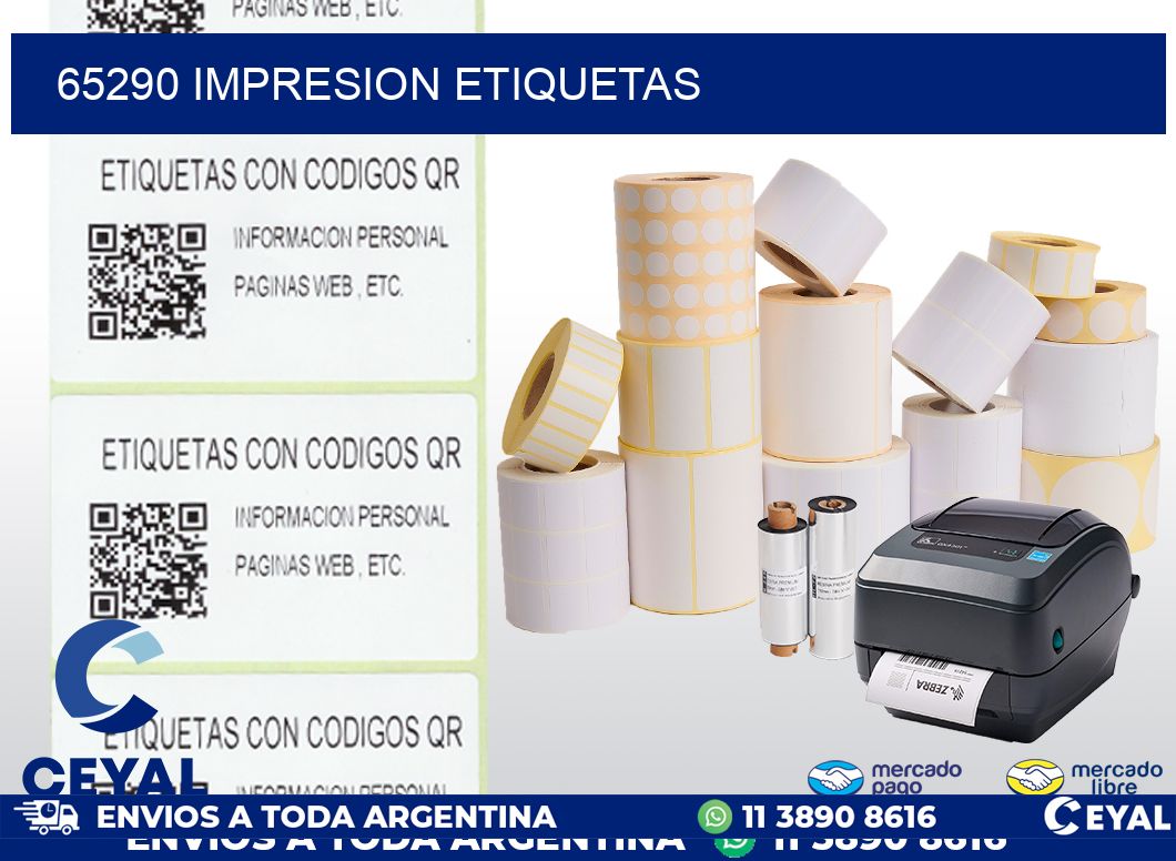 65290 IMPRESION ETIQUETAS