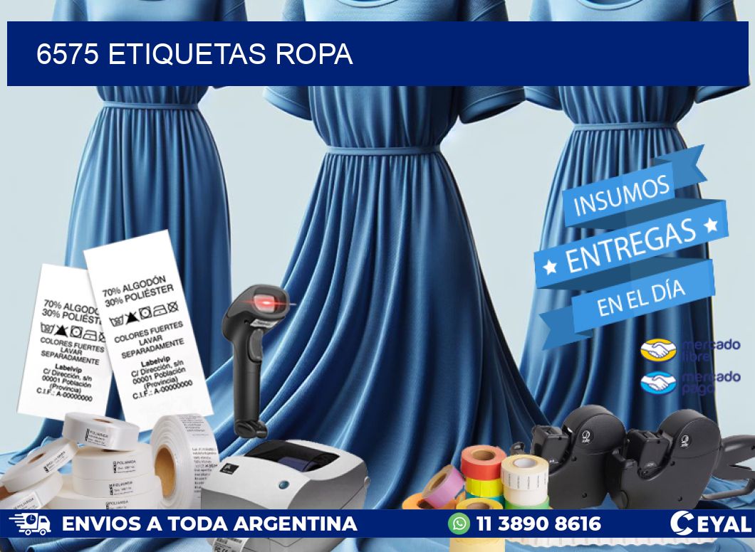 6575 ETIQUETAS ROPA