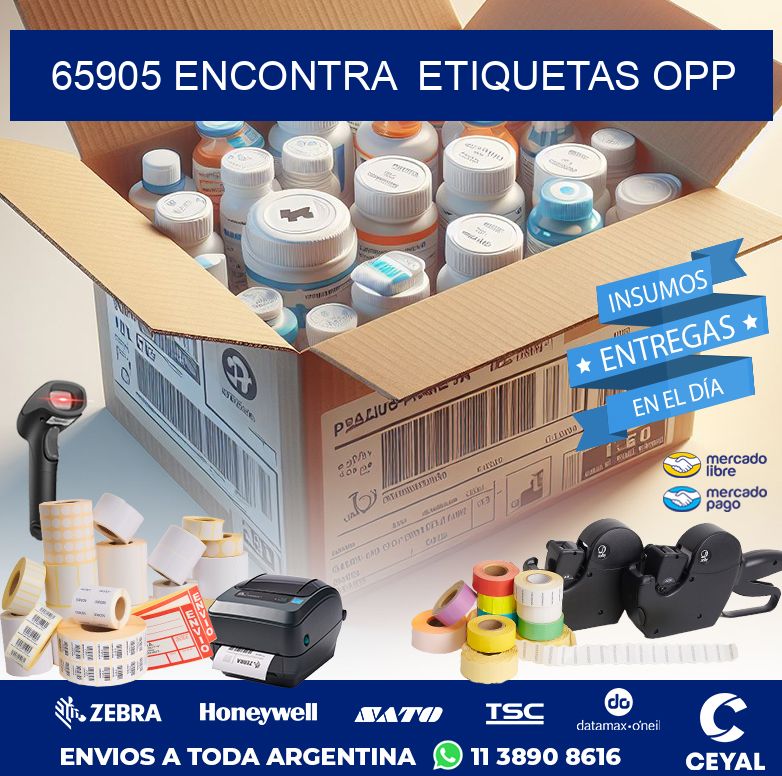 65905 ENCONTRA  ETIQUETAS OPP