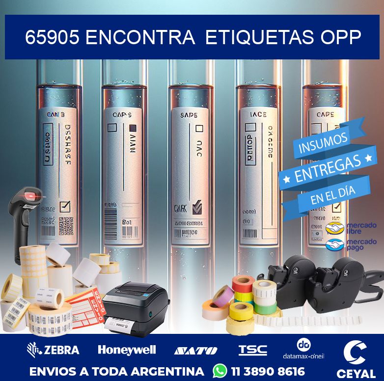 65905 ENCONTRA  ETIQUETAS OPP