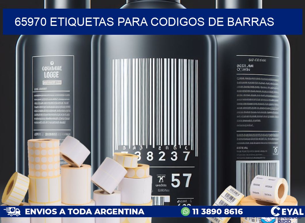 65970 ETIQUETAS PARA CODIGOS DE BARRAS