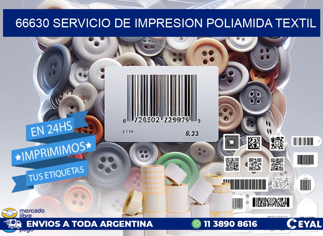 66630 SERVICIO DE IMPRESION POLIAMIDA TEXTIL