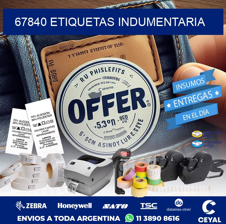 67840 ETIQUETAS INDUMENTARIA
