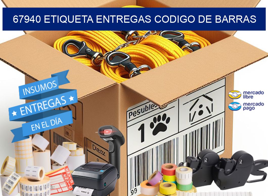 67940 ETIQUETA ENTREGAS CODIGO DE BARRAS