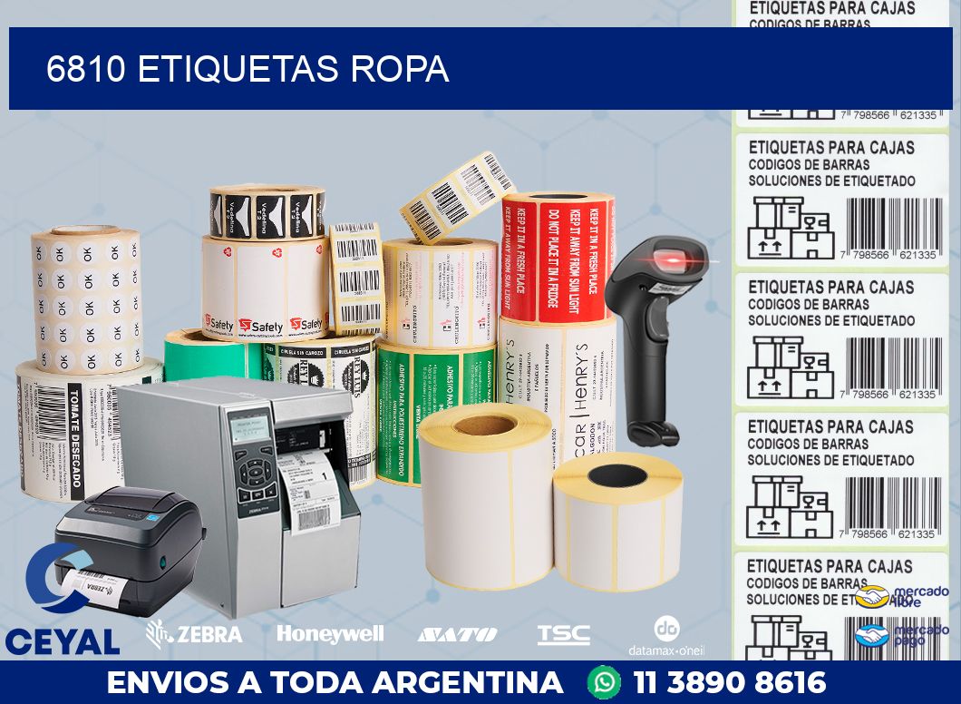 6810 ETIQUETAS ROPA