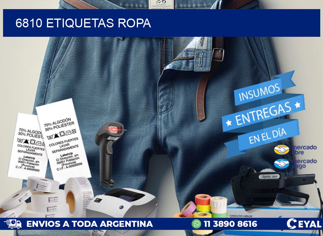 6810 ETIQUETAS ROPA