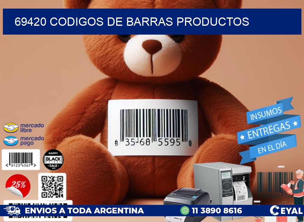 69420 codigos de barras productos