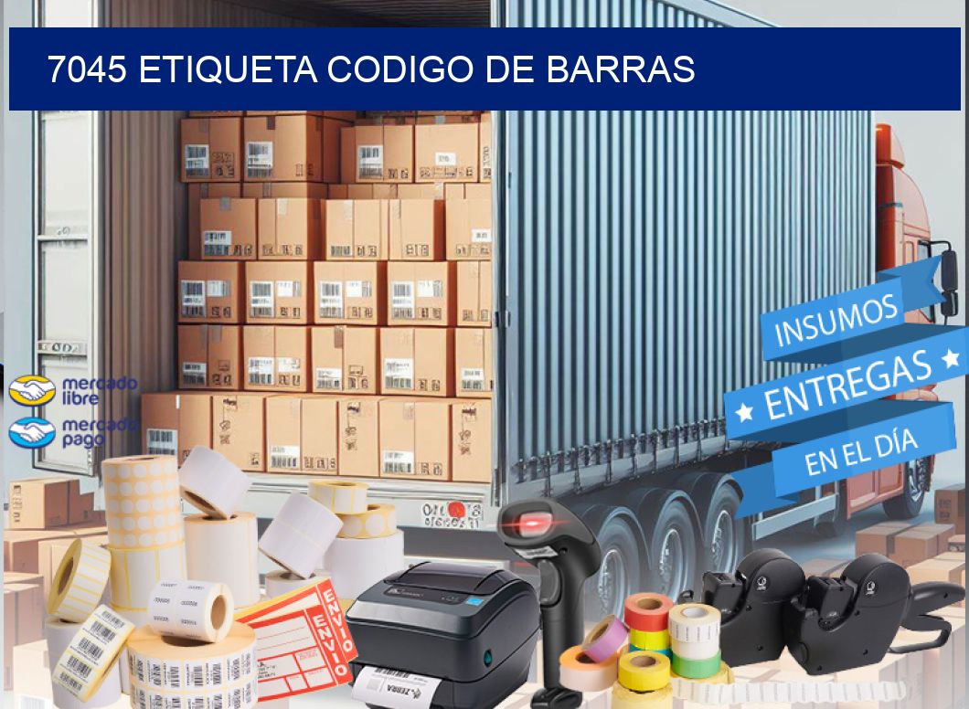 7045 etiqueta codigo de barras