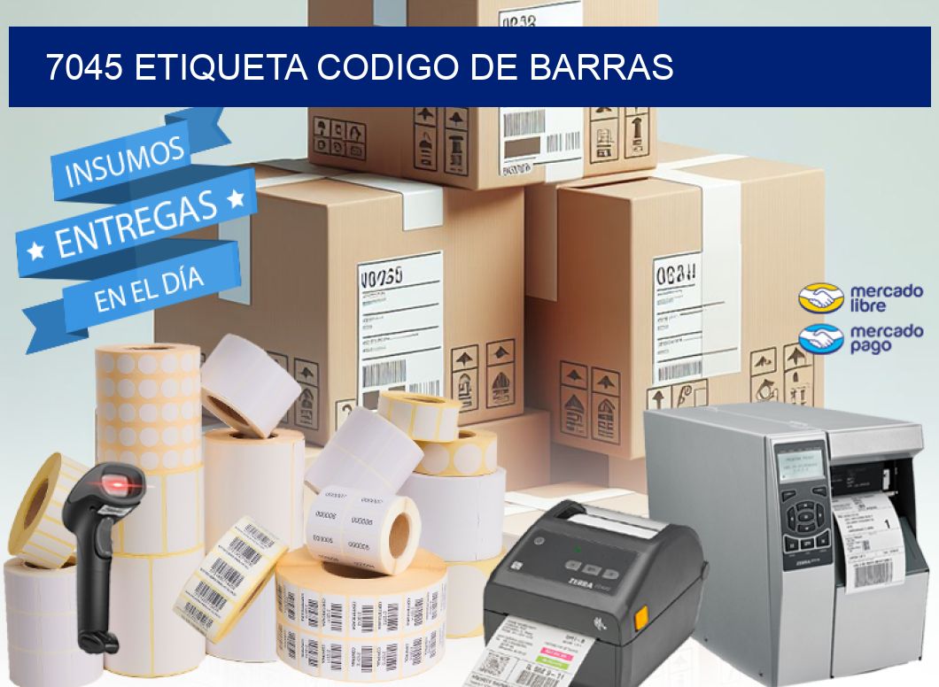 7045 etiqueta codigo de barras