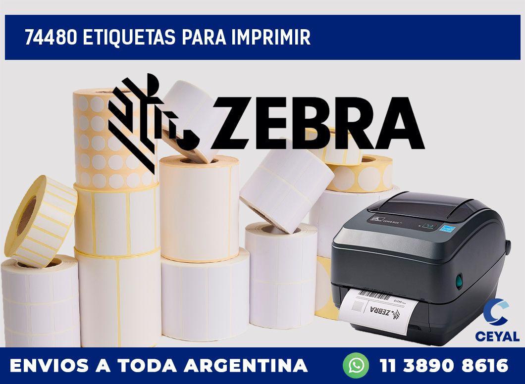 74480 ETIQUETAS PARA IMPRIMIR
