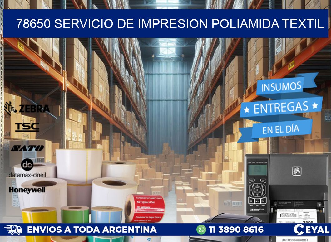 78650 SERVICIO DE IMPRESION POLIAMIDA TEXTIL