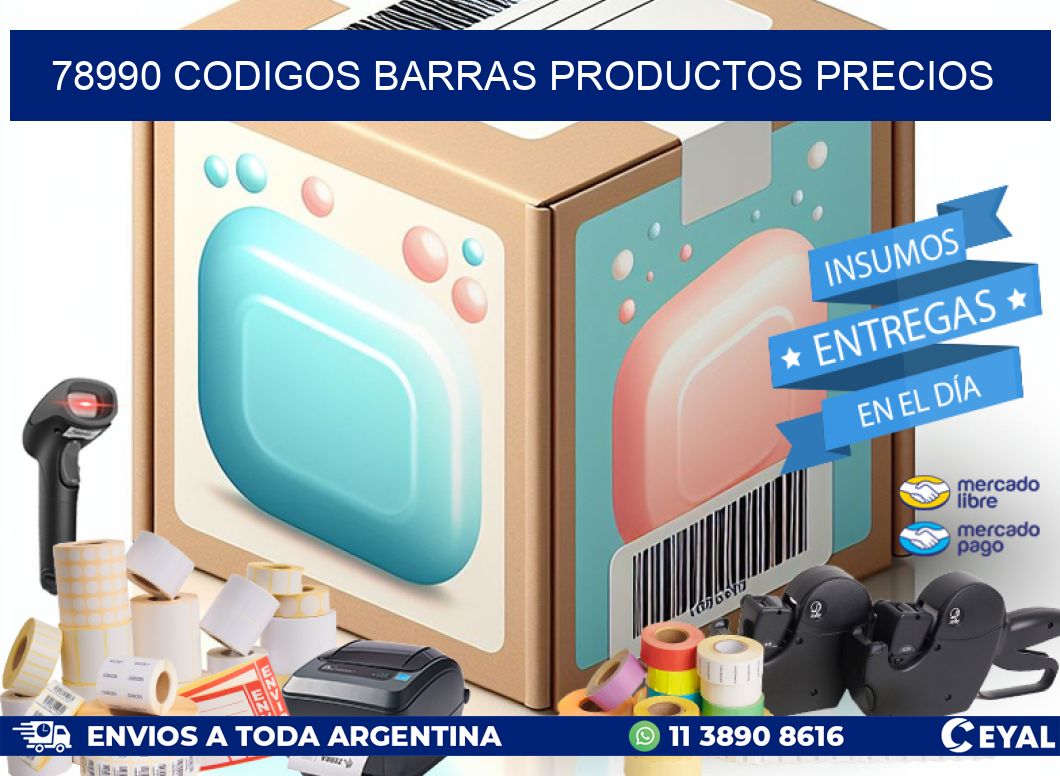 78990 CODIGOS BARRAS PRODUCTOS PRECIOS