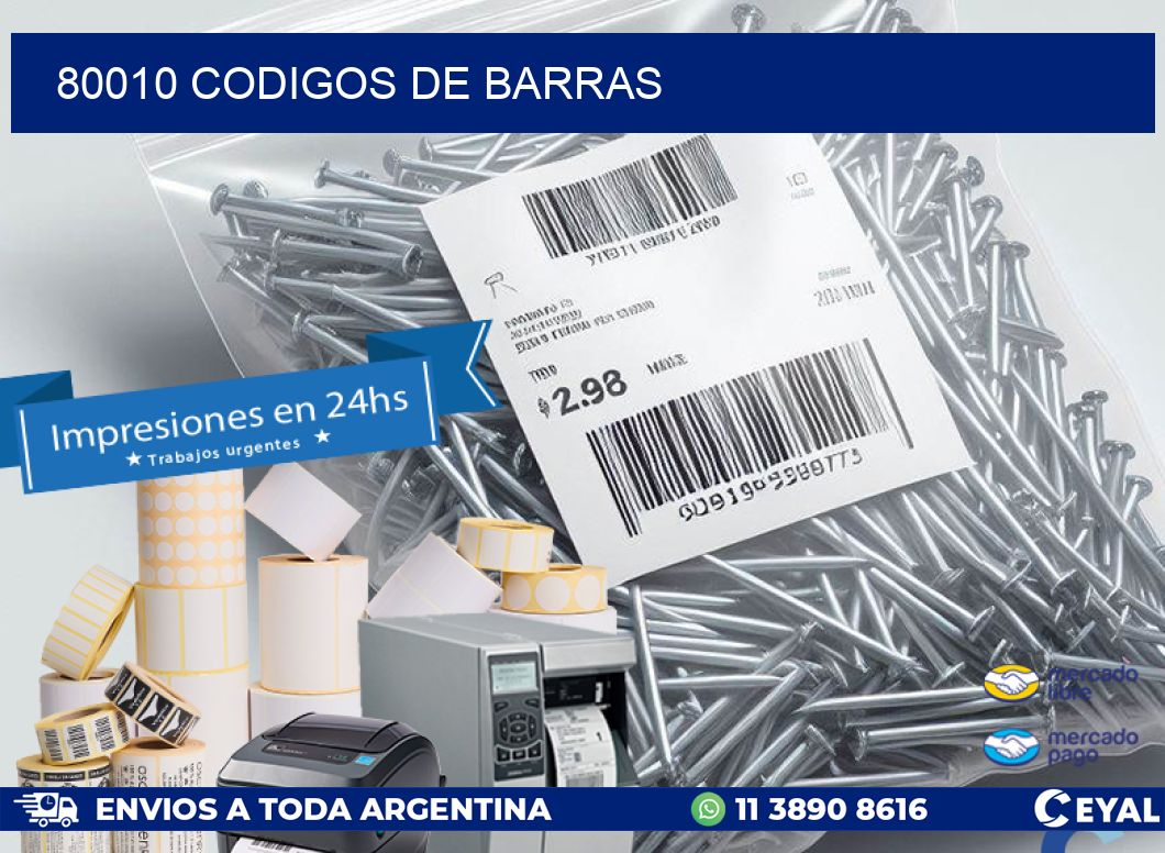 80010 codigos de barras