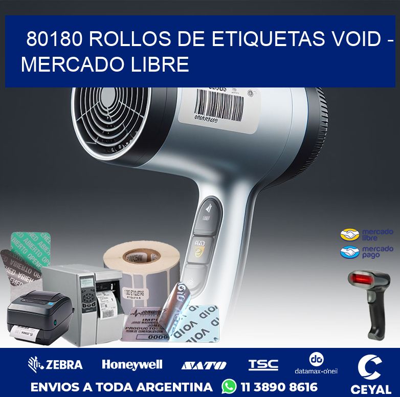 80180 ROLLOS DE ETIQUETAS VOID – MERCADO LIBRE