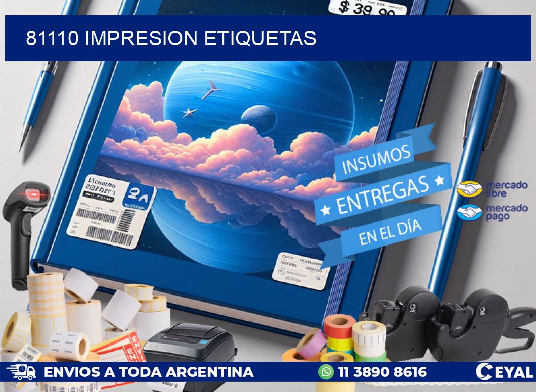 81110 IMPRESION ETIQUETAS