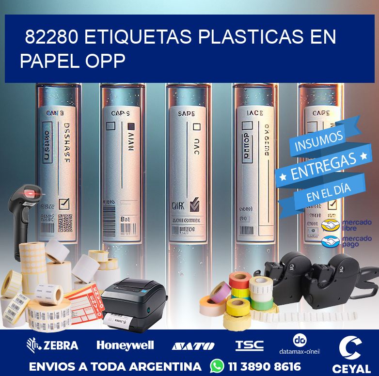 82280 ETIQUETAS PLASTICAS EN PAPEL OPP