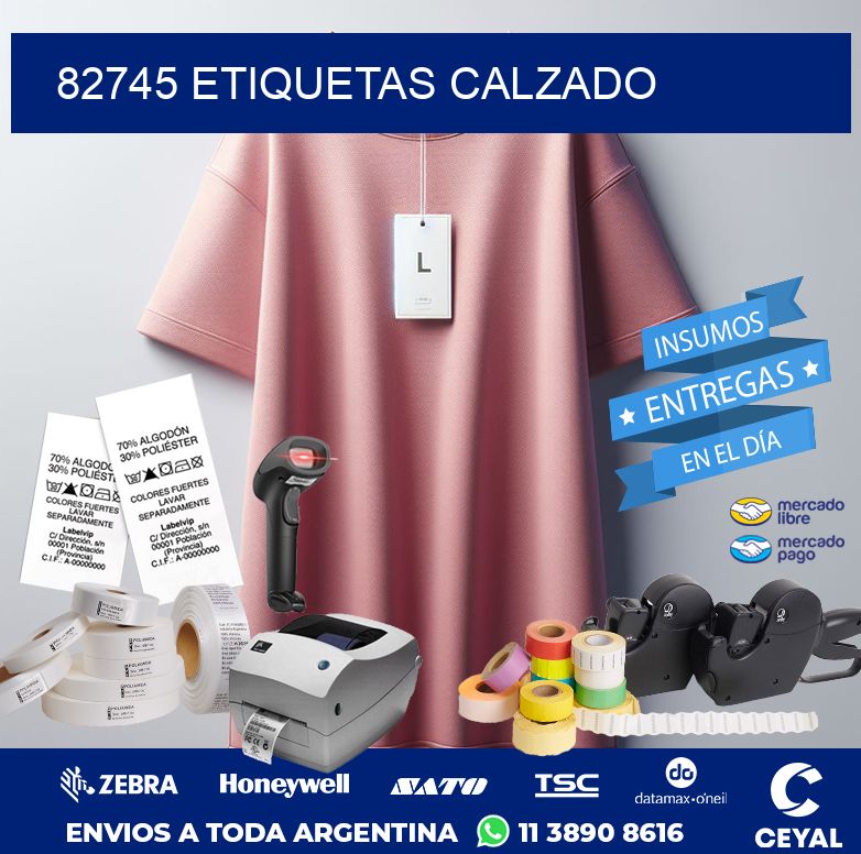 82745 ETIQUETAS CALZADO