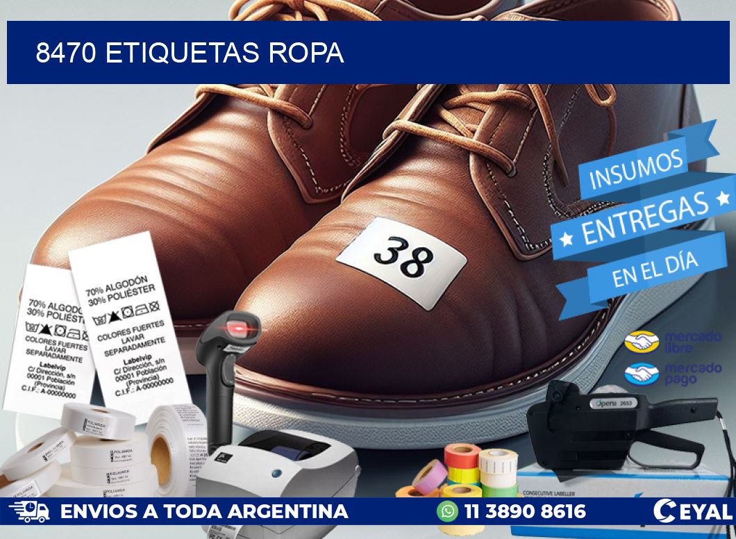 8470 ETIQUETAS ROPA