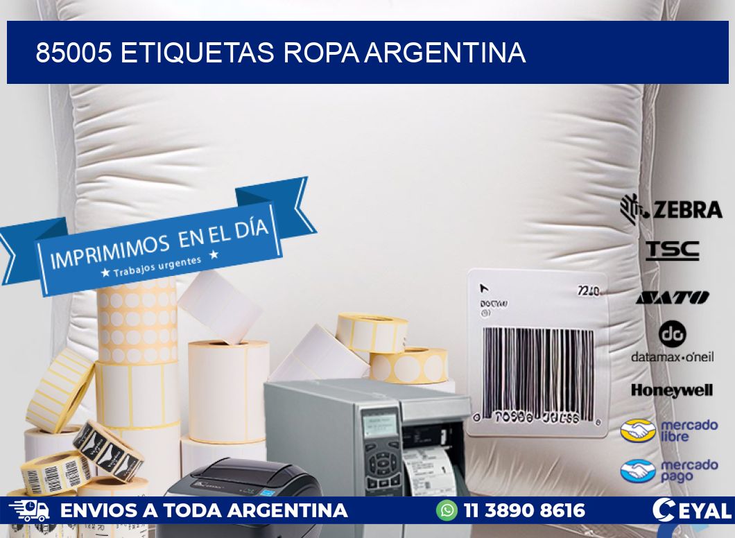 85005 ETIQUETAS ROPA ARGENTINA
