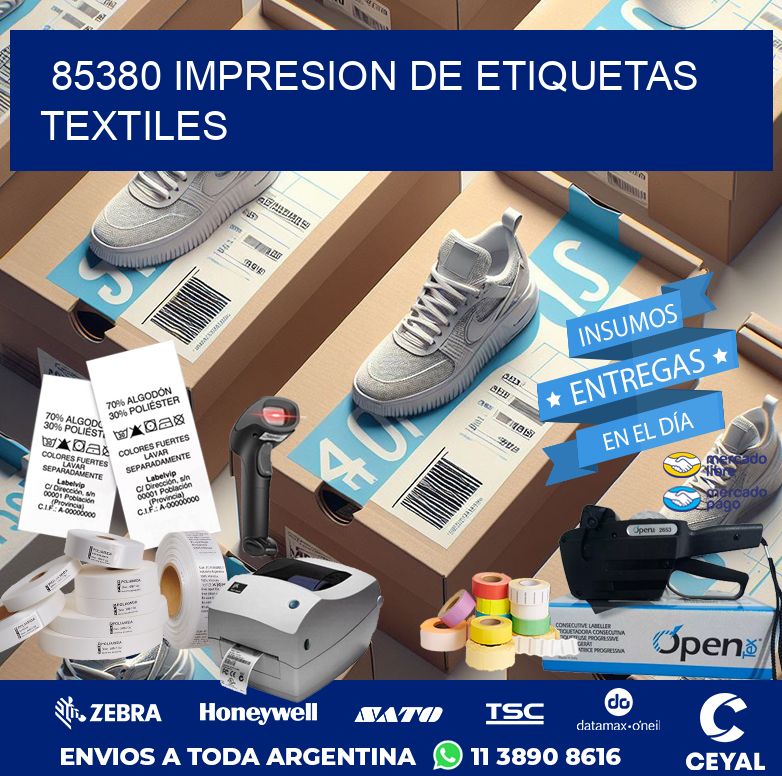 85380 IMPRESION DE ETIQUETAS TEXTILES