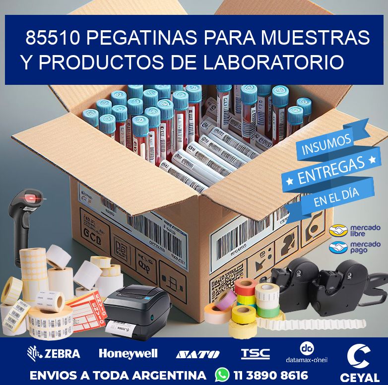 85510 PEGATINAS PARA MUESTRAS Y PRODUCTOS DE LABORATORIO