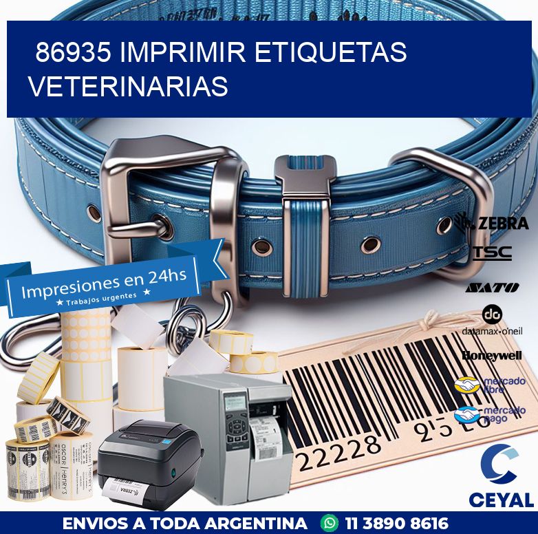 86935 IMPRIMIR ETIQUETAS VETERINARIAS