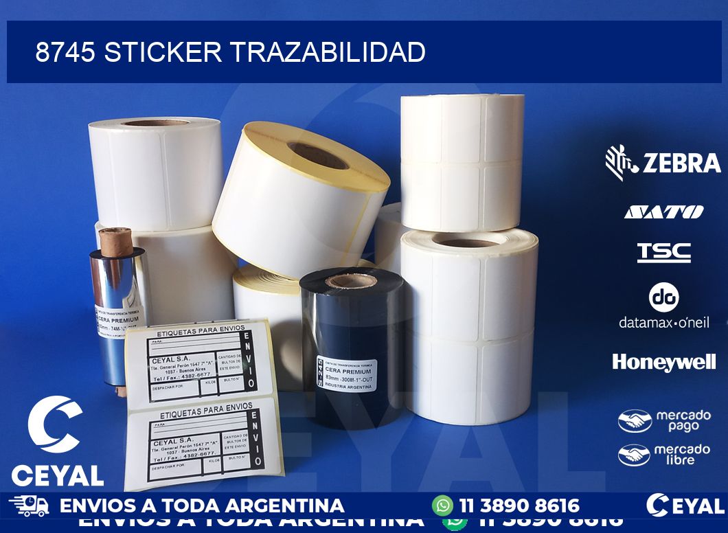 8745 STICKER TRAZABILIDAD