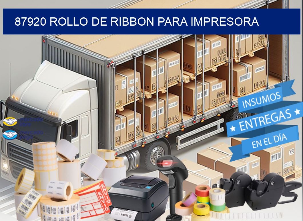 87920 ROLLO DE RIBBON PARA IMPRESORA