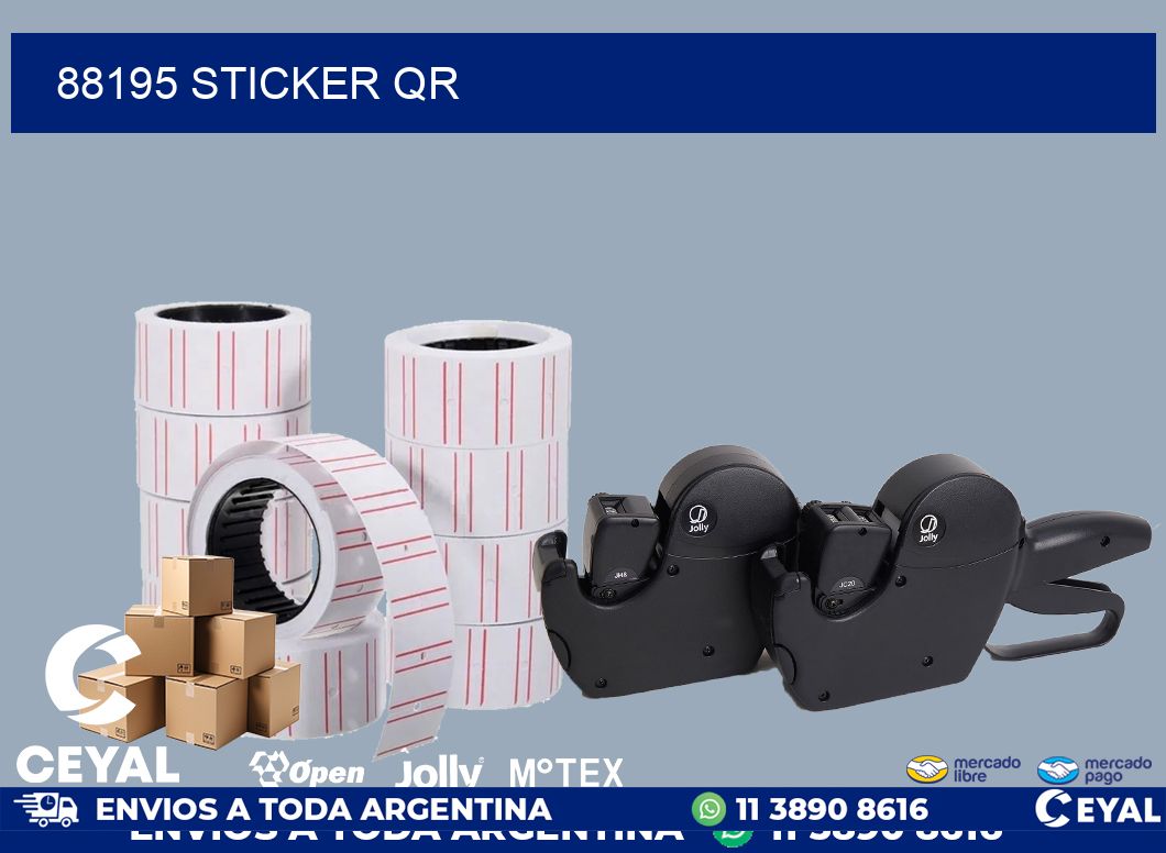 88195 Sticker QR