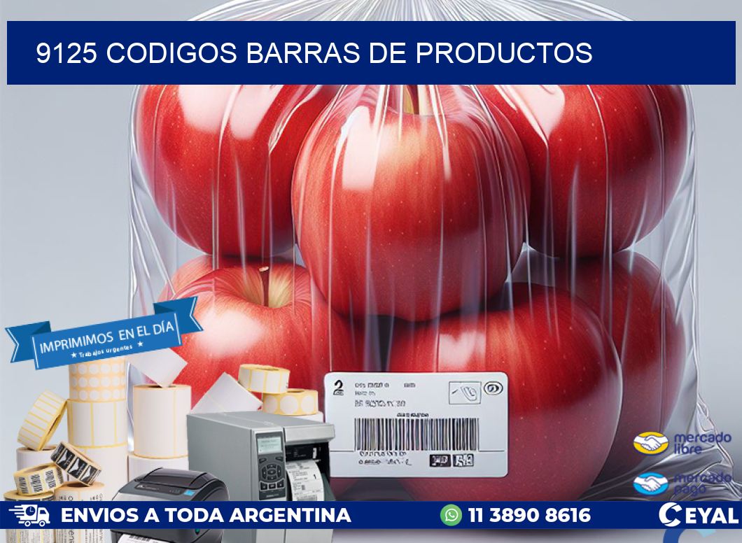 9125 CODIGOS BARRAS DE PRODUCTOS