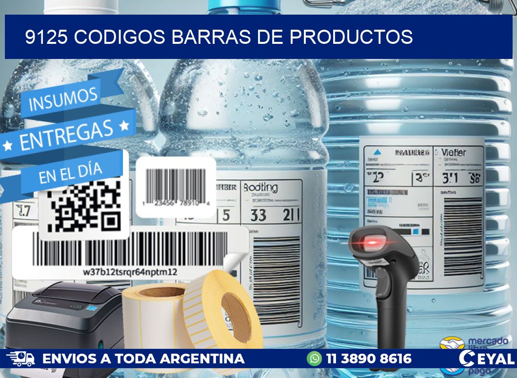 9125 CODIGOS BARRAS DE PRODUCTOS
